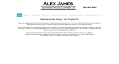 Desktop Screenshot of alexjamesifa.com